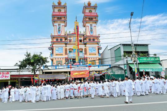 LỄ AN VỊ THÁNH TƯỢNG THIÊN NHÃN ĐỨC CHÍ TÔN NGÔI THÁNH THẤT HỌ ĐẠO HUYỆN DI LINH