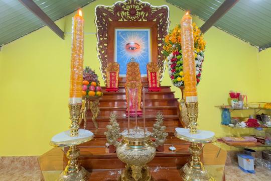 LỄ ĐẶT VIÊN GẠCH ĐẦU TIÊN KHỞI CÔNG XÂY DỰNG THÁNH THẤT HỌ ĐẠO XÃ TÂN ĐÔNG