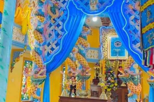 LỄ AN VỊ THÁNH TƯỢNG THIÊN NHÃN ĐỨC CHÍ TÔN NGÔI THÁNH THẤT HỌ ĐẠO THỊ TRẤN NHƠN HÒA, HUYỆN CHƯ PƯH, TỈNH GIA LAI